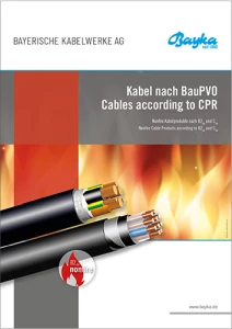 Brochure Cables according to CPR
