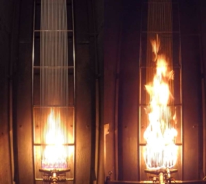 fire comparison B2ca vs. Dca after 2 minutes